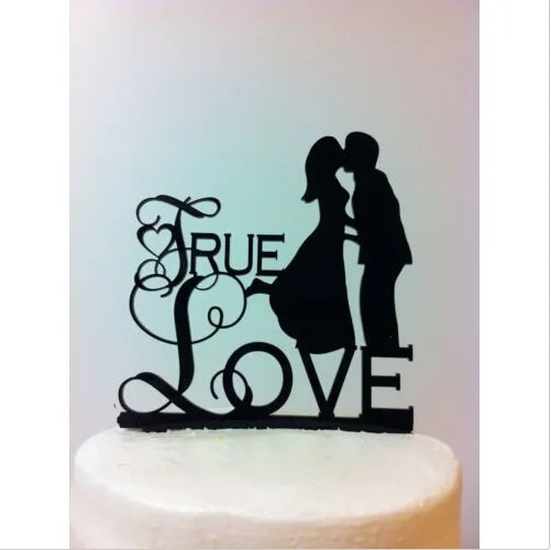 Настраиваемый акриловый торт вставки абстрактный Жених Невеста свадьба