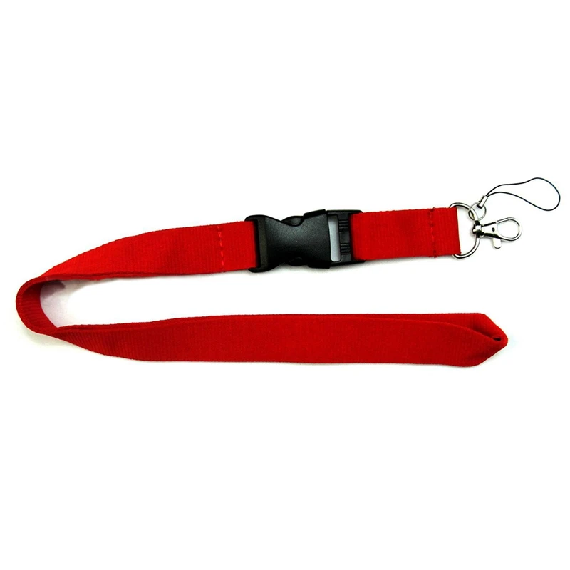Colorful  Blank Plain For Keys Phone Neck Strap Hanging Rope Badge Holders Keychains Lanyard Rope