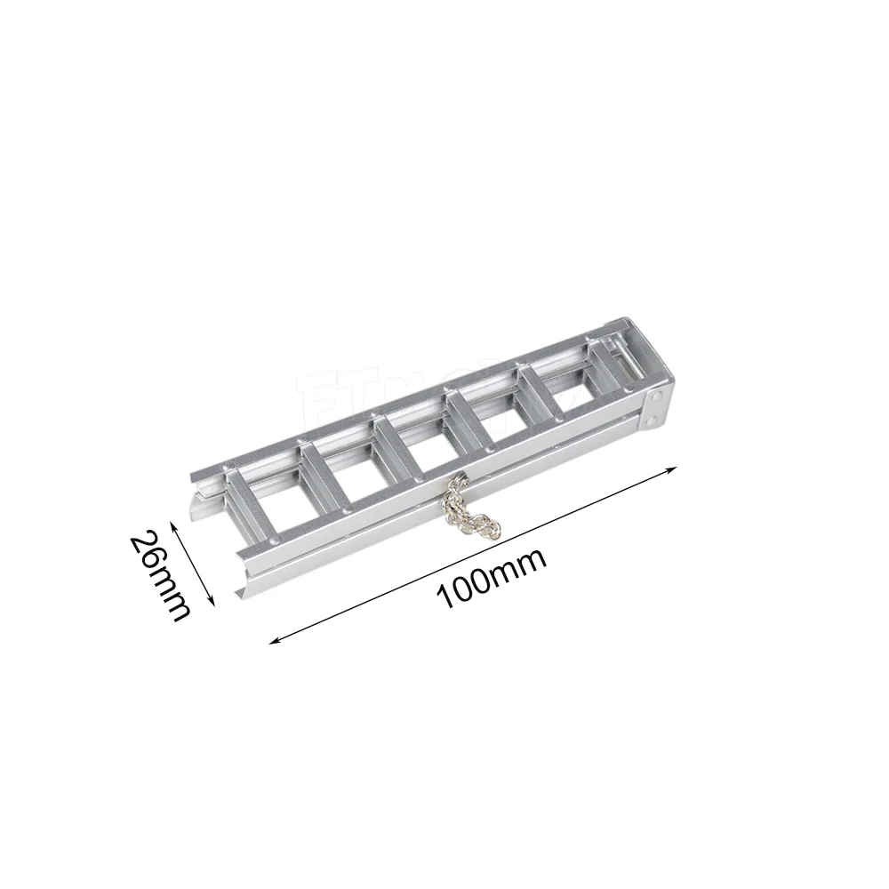 Весы аксессуары Алюминиевый сплав мини складная лестница для 1:10 RC Гусеничный