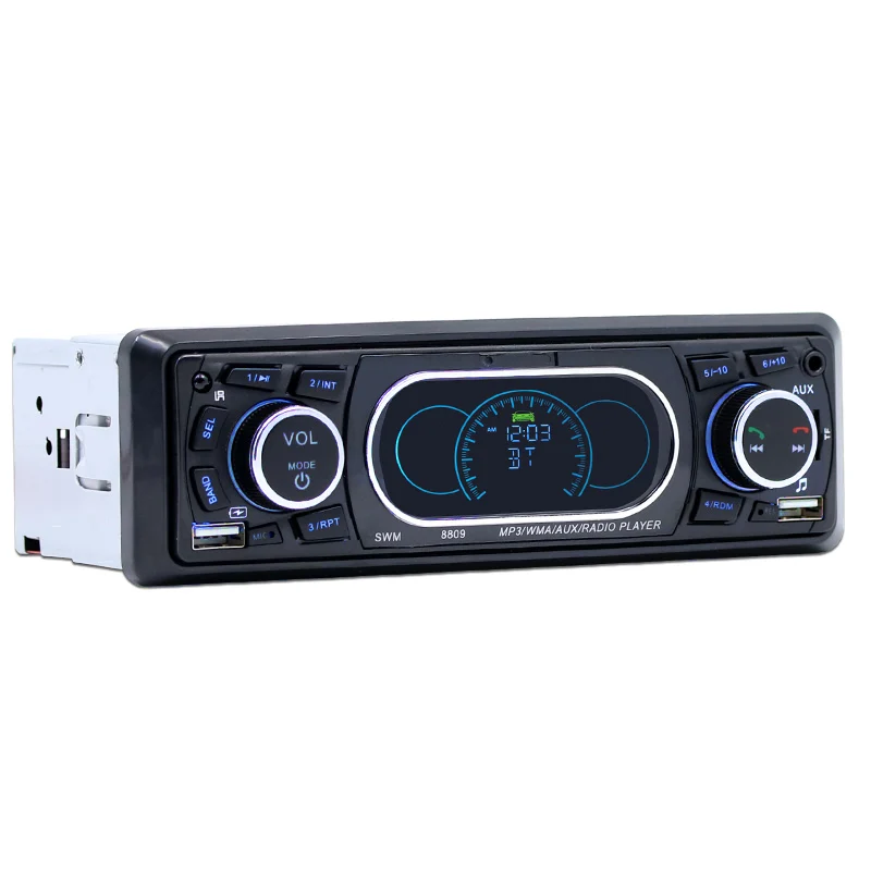магнитола Автомобильный стерео MP3 плеер 1 Din автомобильное радио Bluetooth аудио AUX/TF/USB