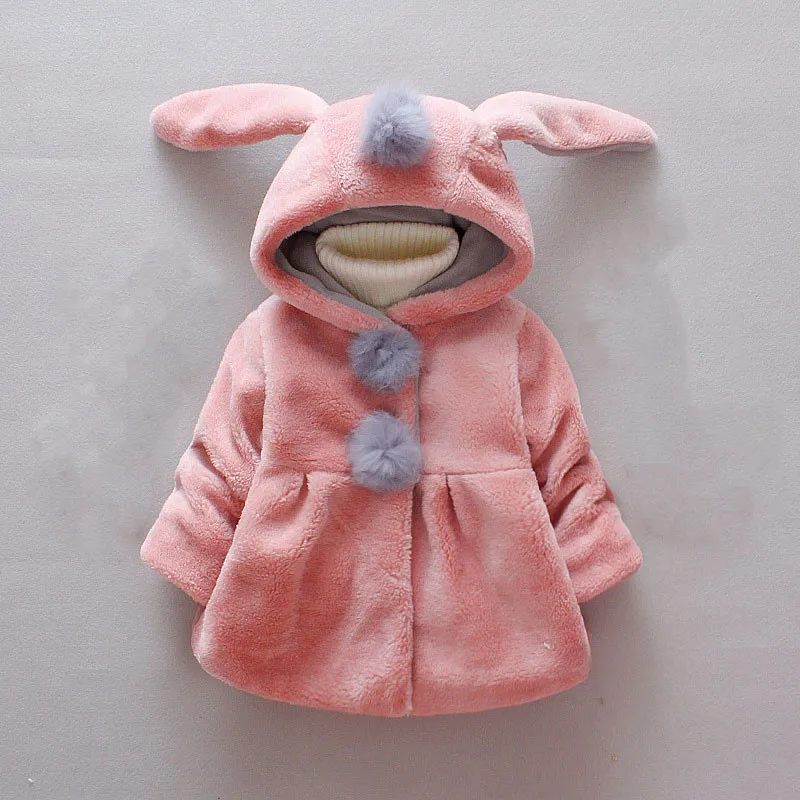 Розовое зимнее пальто с капюшоном Теплая зимняя одежда для близнецов Пальто
