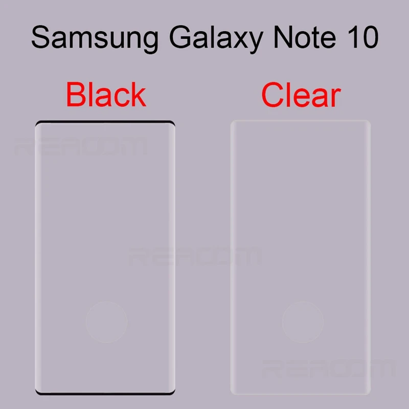 3D закаленное стекло для Samsung Galaxy Note 10 Plus Note10 5G изогнутое Защитное экрана 9 8 S8 S9 S10