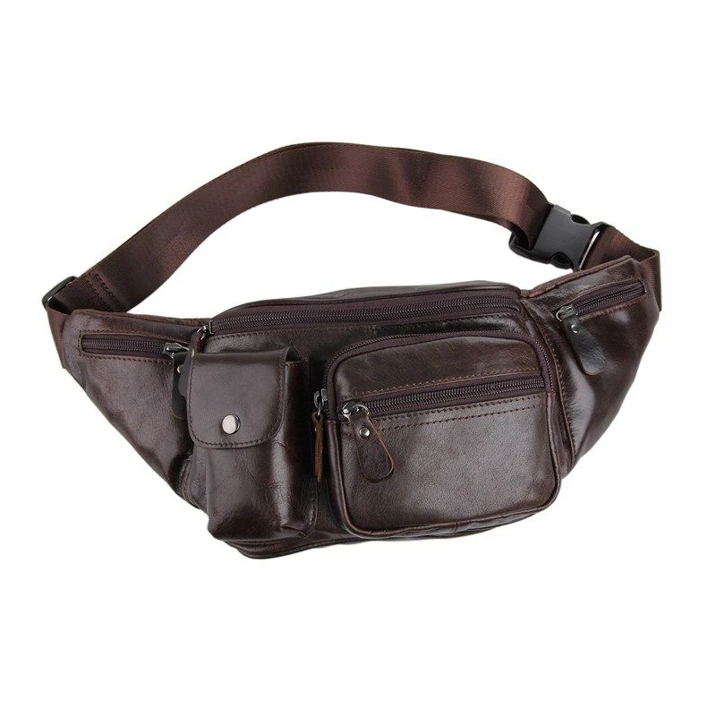 J. M.d великолепные Поясные Сумки из натуральной коровьей кожи забавная сумка