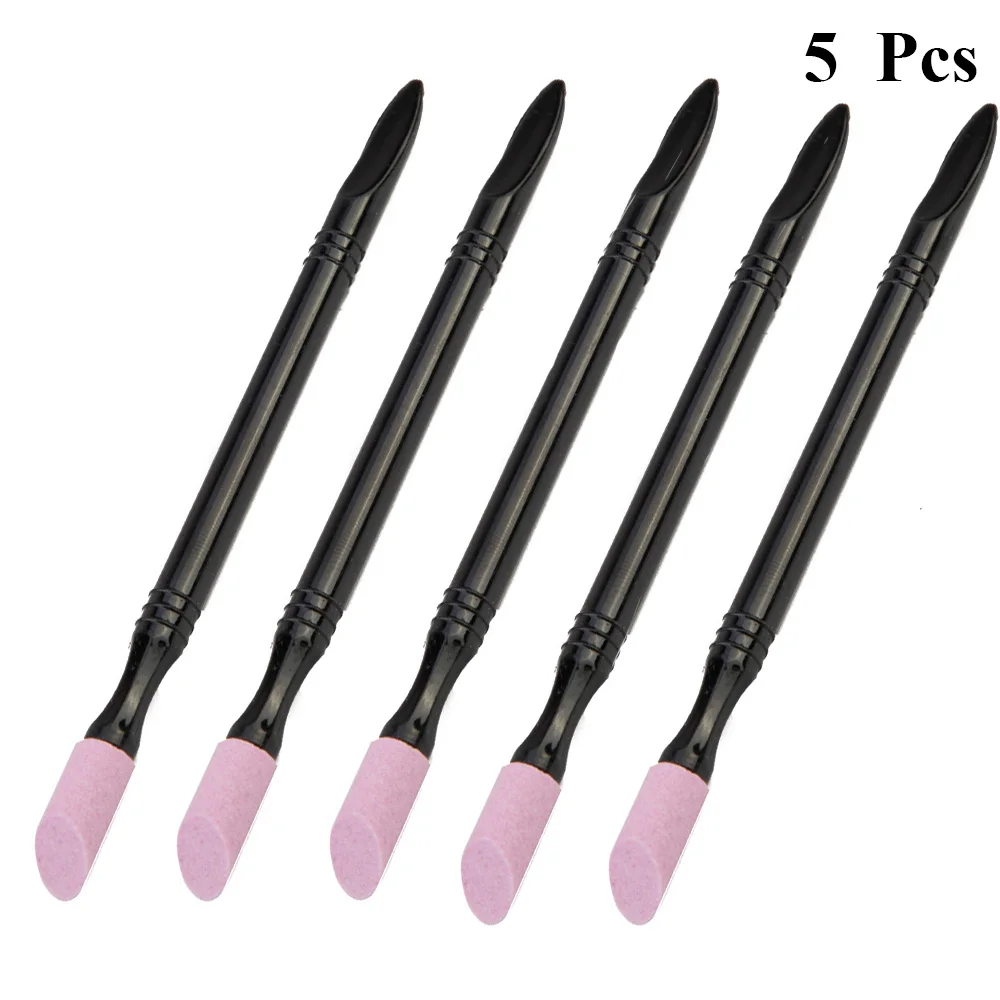 5pcs 1/5/10 шт розовый Форма ногтей Полировщики для ногтей шлифовальная пилка для ногтей cо шлифовальными буферными резцами, блок для ногтей Маникюр Педикюр шлифовальный буфер полоски для ногтей, для маникюра - Цвет: 5pcs