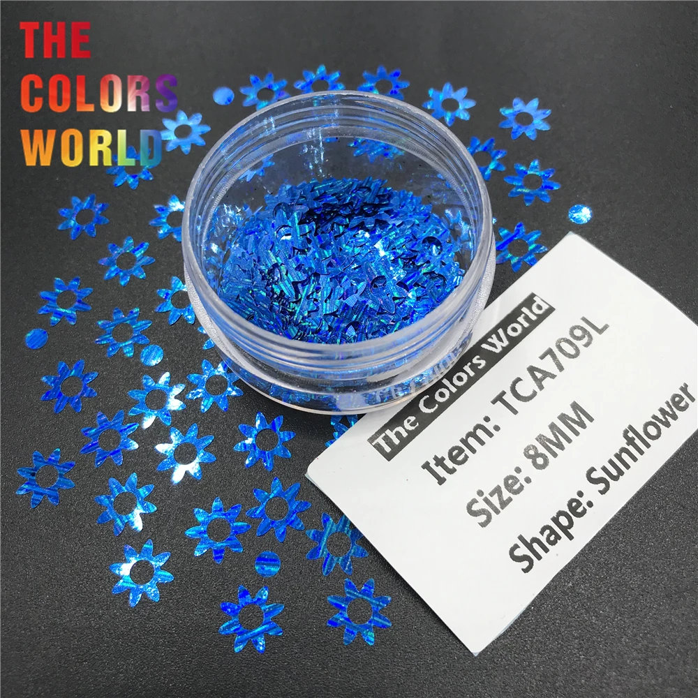 

TCT-444 Sunflower 8MM Nail Glitter Nail Art Decoration Henna Tumbler Crafts DIY Handwork Accessories Festival Party Supplier