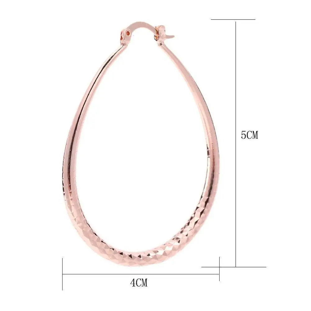 1 пара Новый список минималистичные большие серьги-кольца для женщин круглые