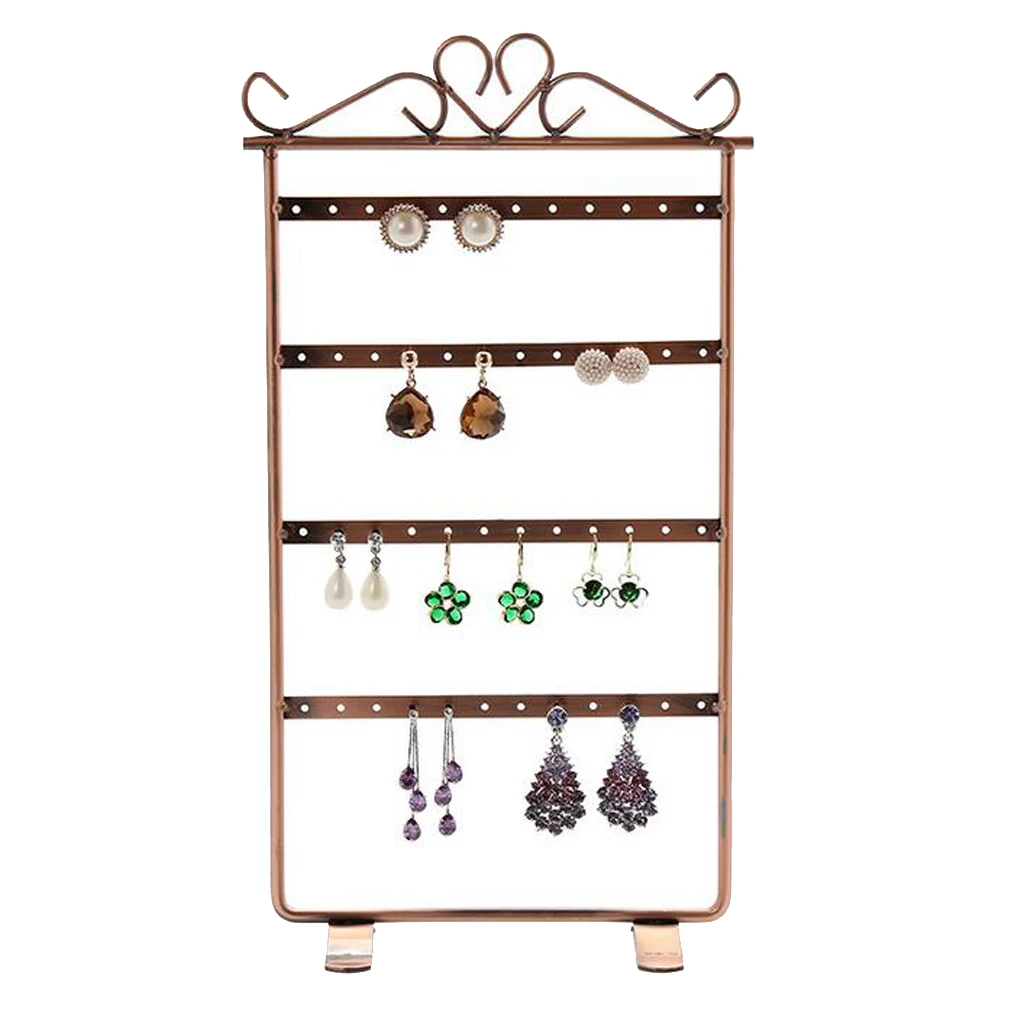 Портативная башня для ювелирных изделий с 48 отверстиями металлический держатель