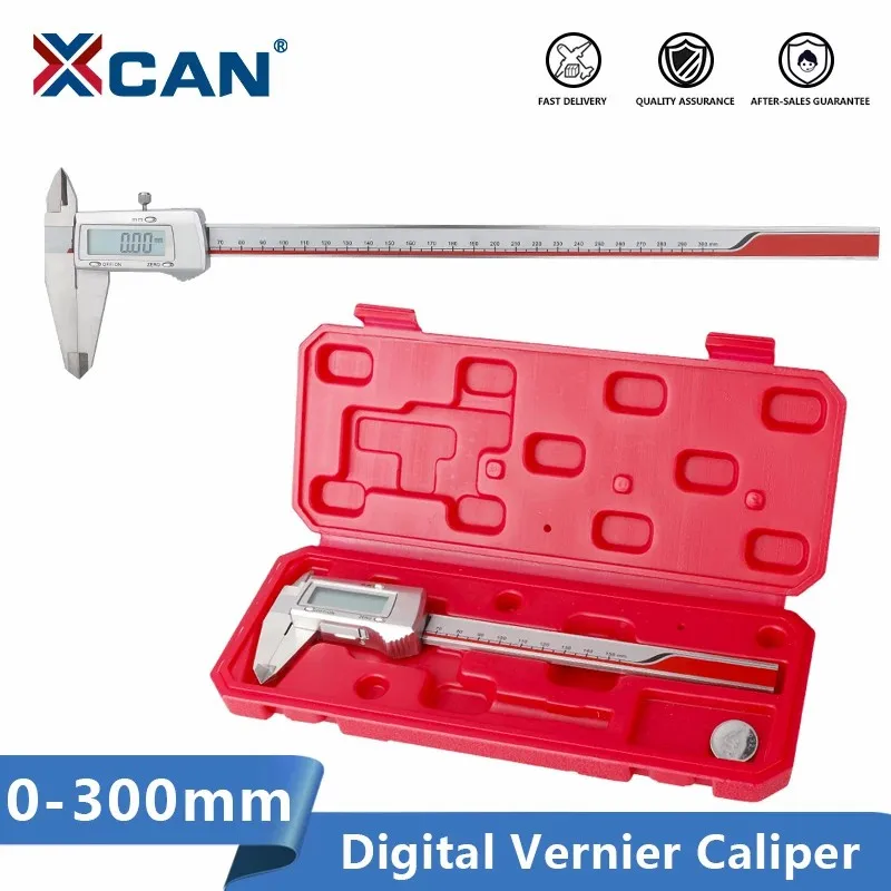 XCAN электронный цифровой штангенциркуль 0 150 мм 200 300 цифровые Штангенциркули