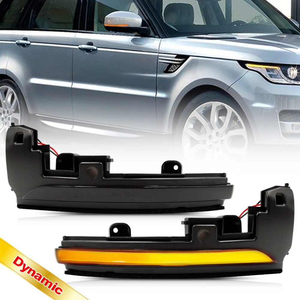 Динамический светодиодный индикатор поворота для бокового зеркала Land Rover LR4 Discovery