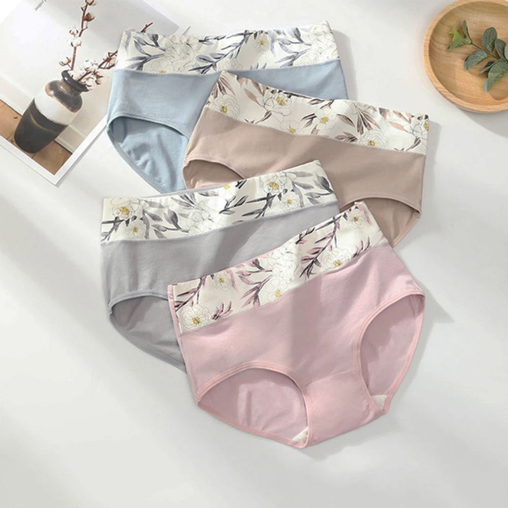 

Женские трусики из хлопка с завышенной талией, дамское нижнее белье для похудения, бесшовные трусы для девушек, сексуальное женское дышащее...