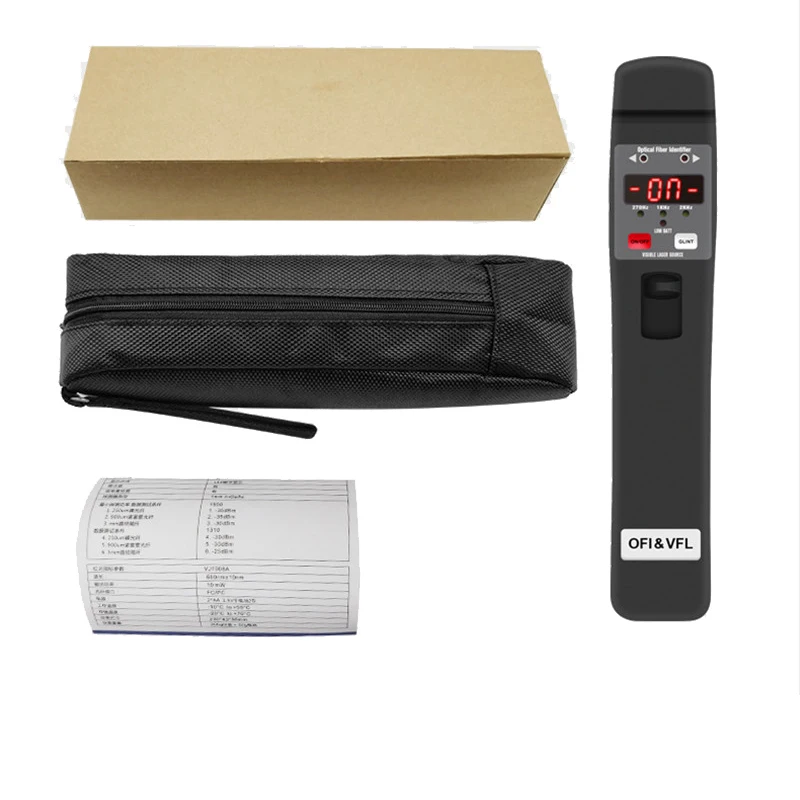 

Fiber Optic Identifier Identification Instrument Power Direction Red Light Source TM-OFI-401L Detector