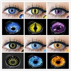 Цветные контактные линзы AMARA для косплея, для глаз серии RAINBOW, контактные линзы мягкого цвета, красивые линзы для глаз, аниме, косметика для глаз