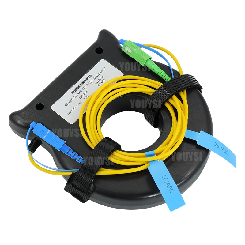 SC/APC-SC/UPC OTDR волоконный пусковой кабель коробка 150 м/300 м/500 м/1 км SM 9/1310 мкм