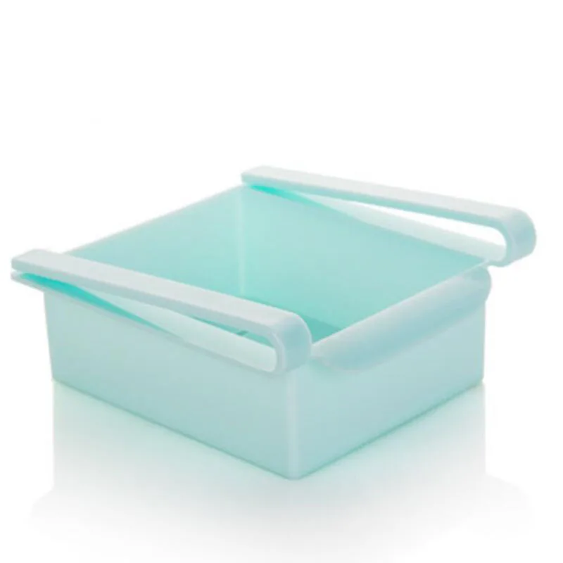 Пластиковый скользящий Мини-ящик стойка для хранения в холодильнике органайзер