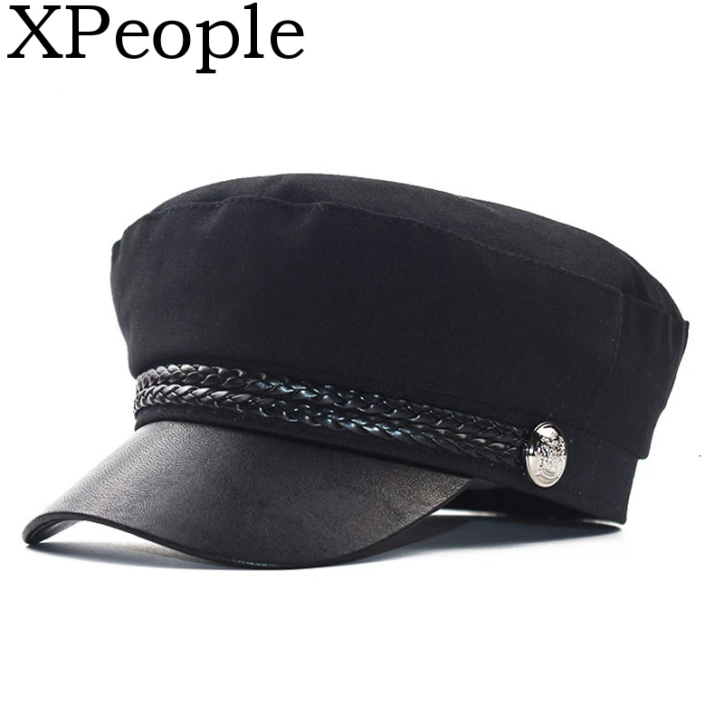 Кепка Гэтсби XPeople для женщин тонкая хлопковая льняная шляпа с козырьком весна