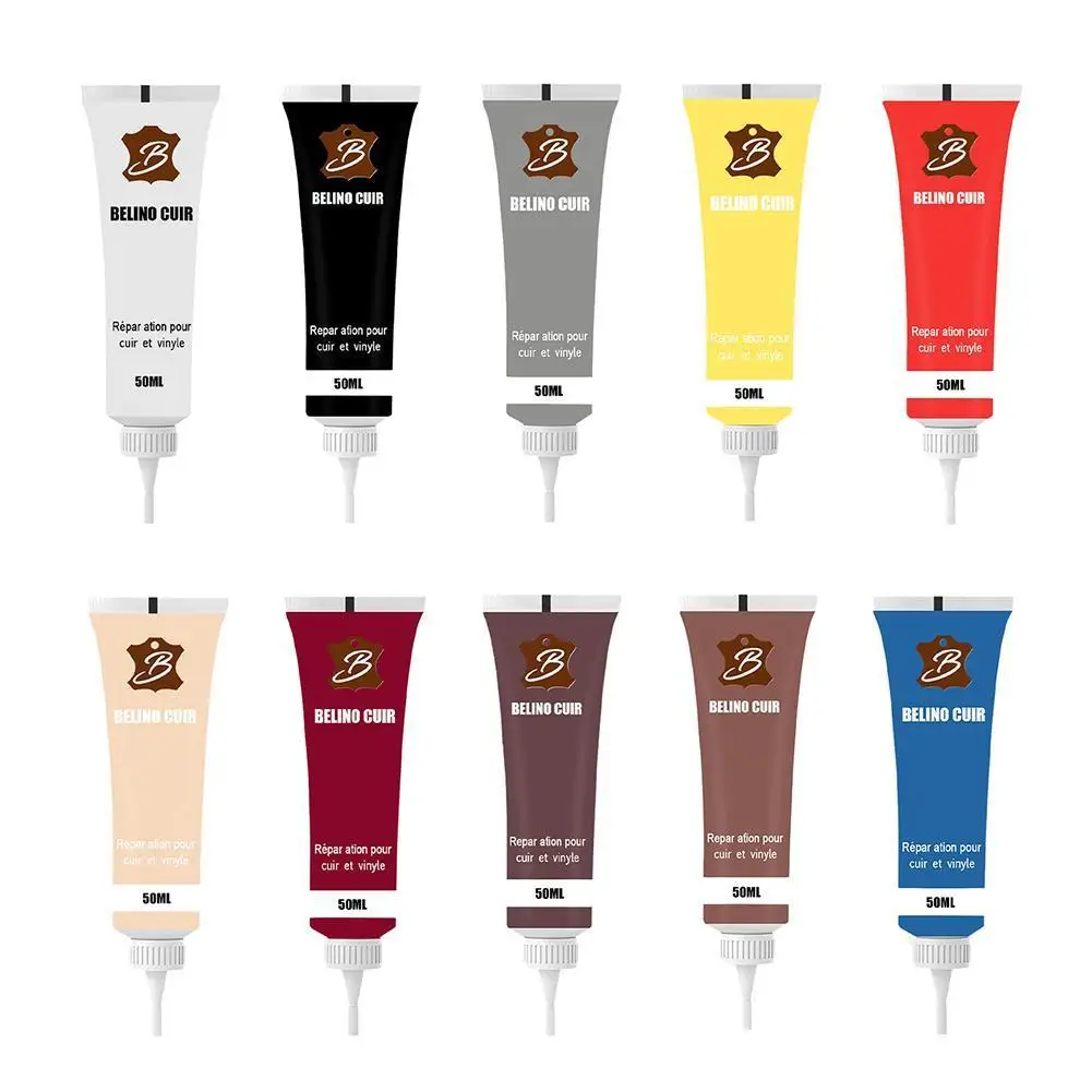 

50ml Advanced Leather Repair Gel Car Seat Sofa Home Leather Complementary Color Repair Paste No Harm Chemical
