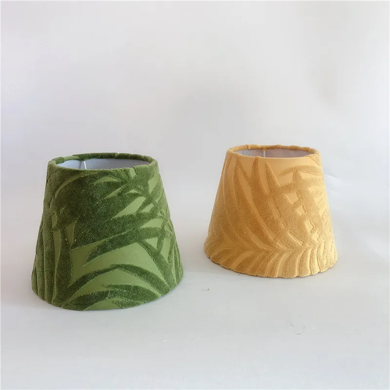 

Абажур xflamper E14 из шерстяной ткани, маленький винтажный абажур для спальни, украшение для дома