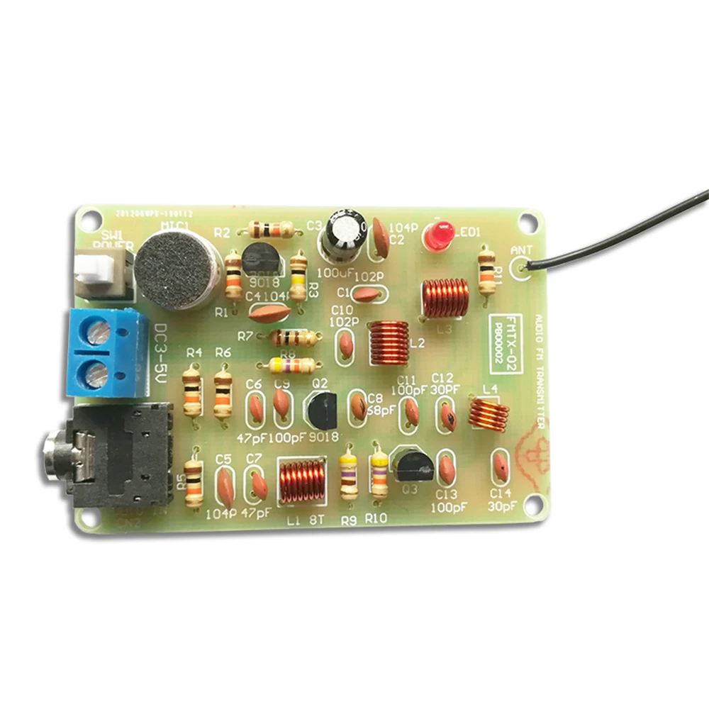 

FM radio transmitter DIY kit wireless signal transmitter launch kit FM transmitter small radio module self-made FM88~108MHz