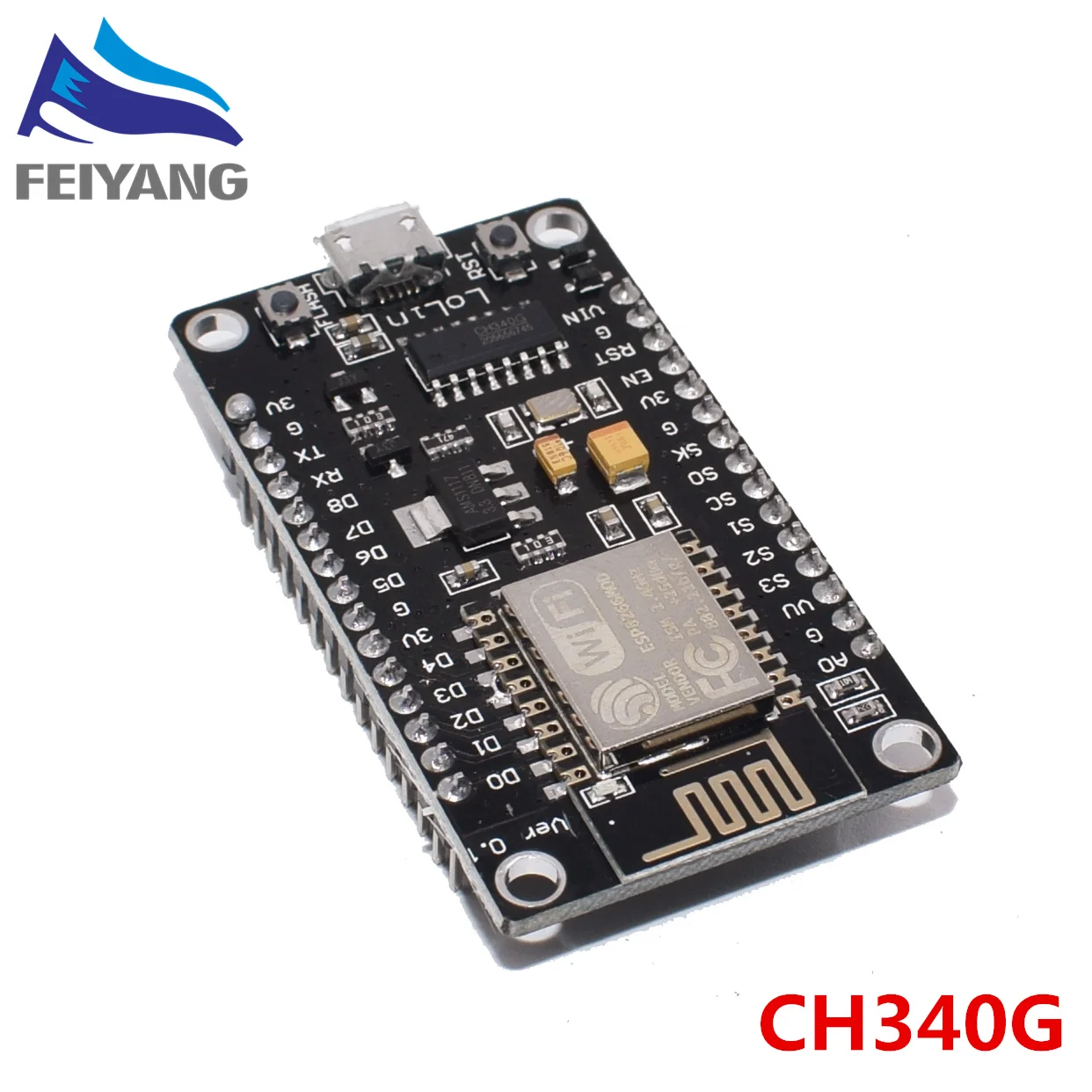 Беспроводной модуль CH340/CP2102 NodeMcu V3 V2 Lua WIFI Интернет вещей макетная плата на основе ESP8266 ESP-12F с pcb антенной