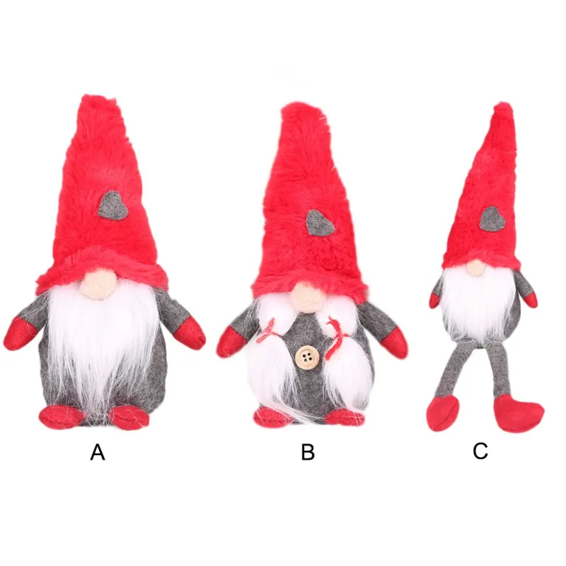 Рождественские плюшевые украшения для кукол гном Шведский Рождественский Санта