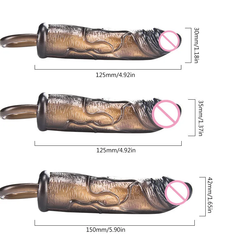 OYO Новинка наращивание презерватив для полового члена создающий защитную пленку