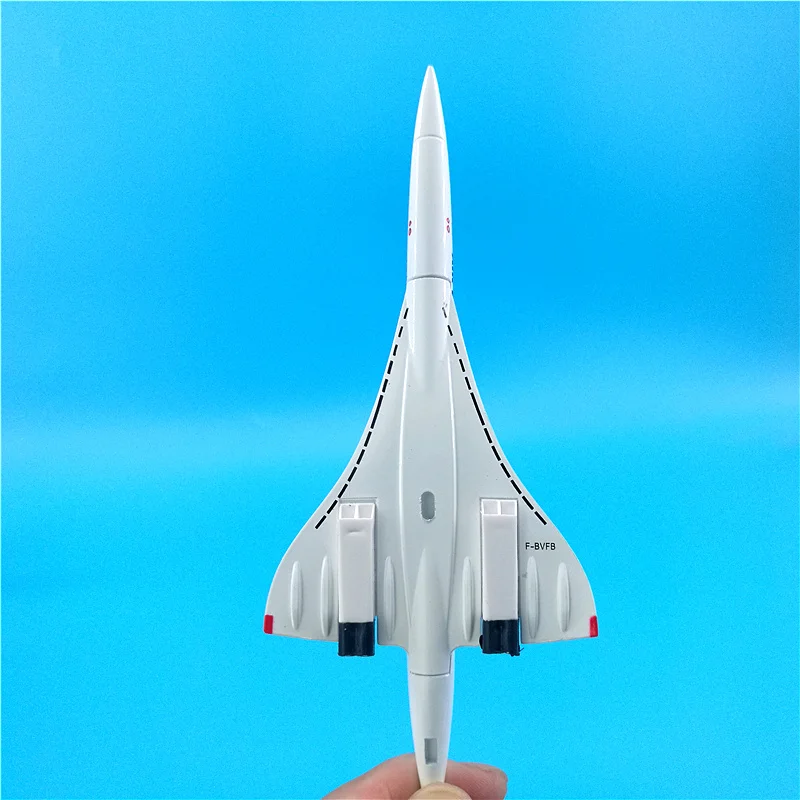1:400 масштаб 16 см Concorde Air Франция модель самолета 1976-2003 литой под давлением самолет игрушка самолеты сверхзвуковой авиалайнер подарок коллекционный