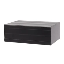 Hot Black Aluminum Box Enclosure Case Circuit Board Project Electronic 150X105x55mm For Data Board Power Supply Units