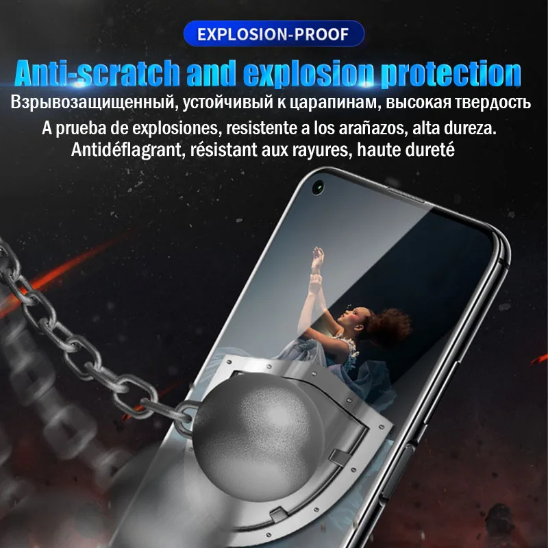 Защитная Гидрогелевая пленка на Honor 10 Lite 20 Pro 10i 20i 9X 8X 8A Huawei P Smart Z 2019 (не стекло) для