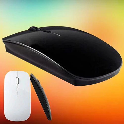 1600 dpi USB souris optique sans fil ordinateur 2 4G rеcepteur Super mince pour PC портативный|Мыши| |