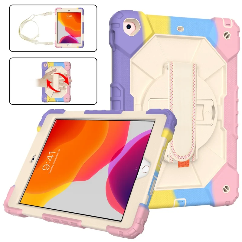 

Сверхмощный чехол-подставка с поворотом на 360 градусов для IPad 7, 8, IPad 10,2, 2019, 2020, чехол с держателем для карандашей, чехлы