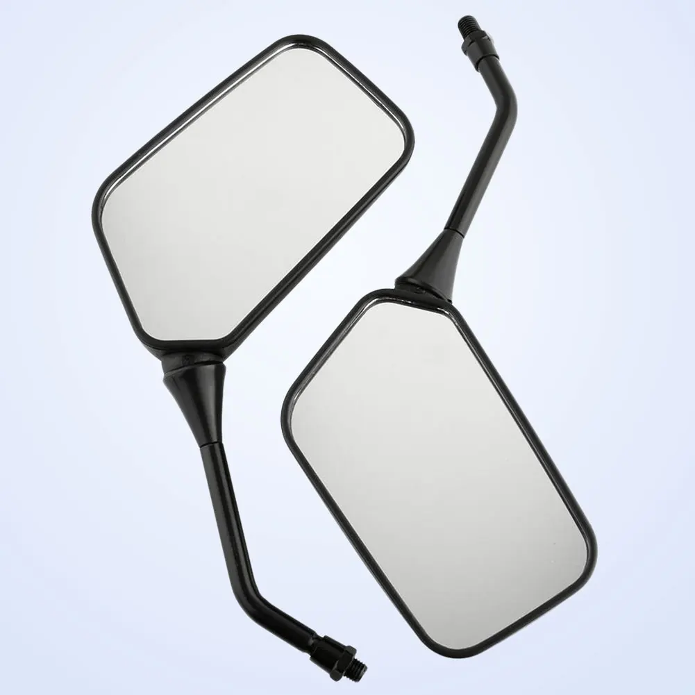 

1PAIR MOTORCYCLE BIKE UNIVERSAL SIDE REAR VIEW MIRRORS GLASS 10mm FITMENT