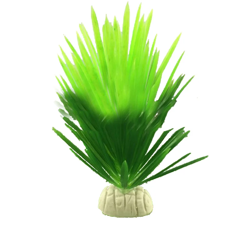 Новинка 13 см пластиковые искусственные растения зеленые Нарцисс водная Трава