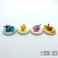 pokemon figure re ment eevee egg box pokeball sleeping basket decoration action figure model toys