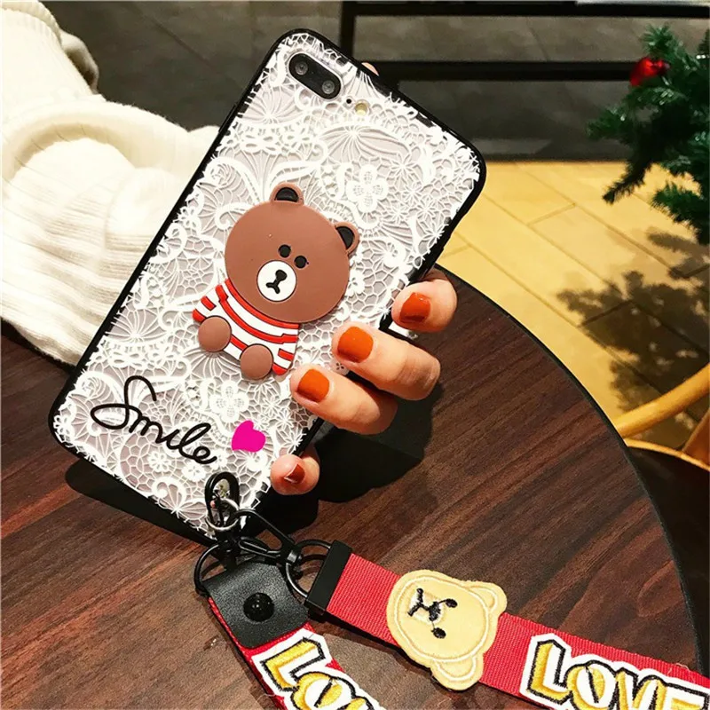 Case for Samsung A70 A80 A90 J2 J4 Core A6S A7 A9 2018 A10 A20 A30 A40 A50 M20 M30 A750 Back Cover Soft Emboss Lace Strap | Мобильные