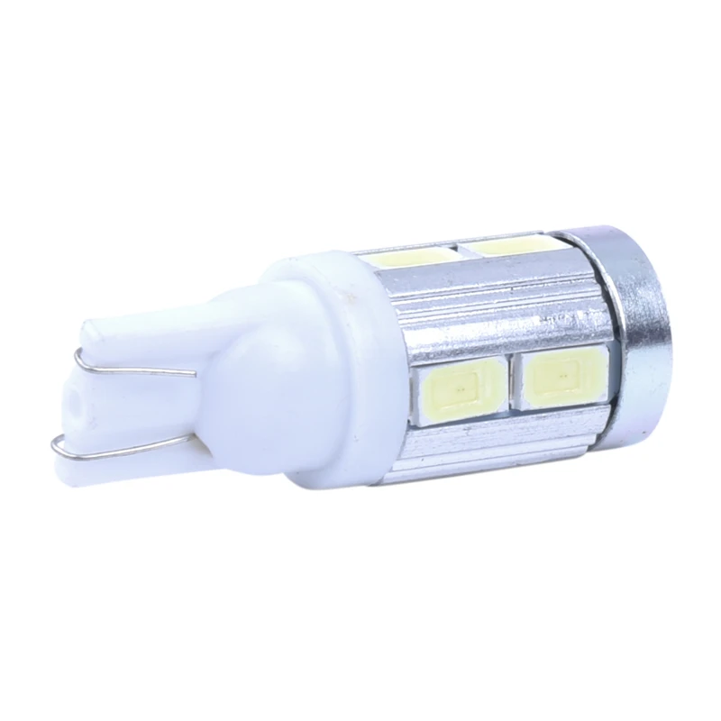 Лучшая цена 10 194 168 W5W лампа 10 SMD светодиодов DC12V белый для автомобиля