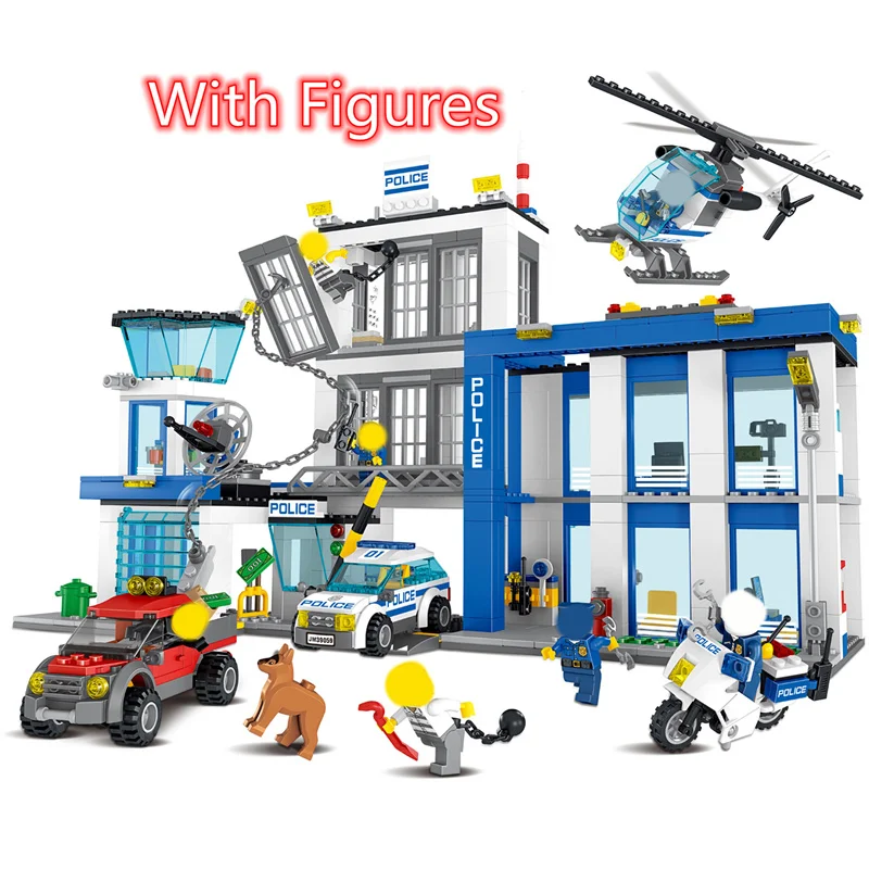

890Pcs 10424 Building Block Toy City Series 60047 Assembled Building Block Children's Toy Gifts