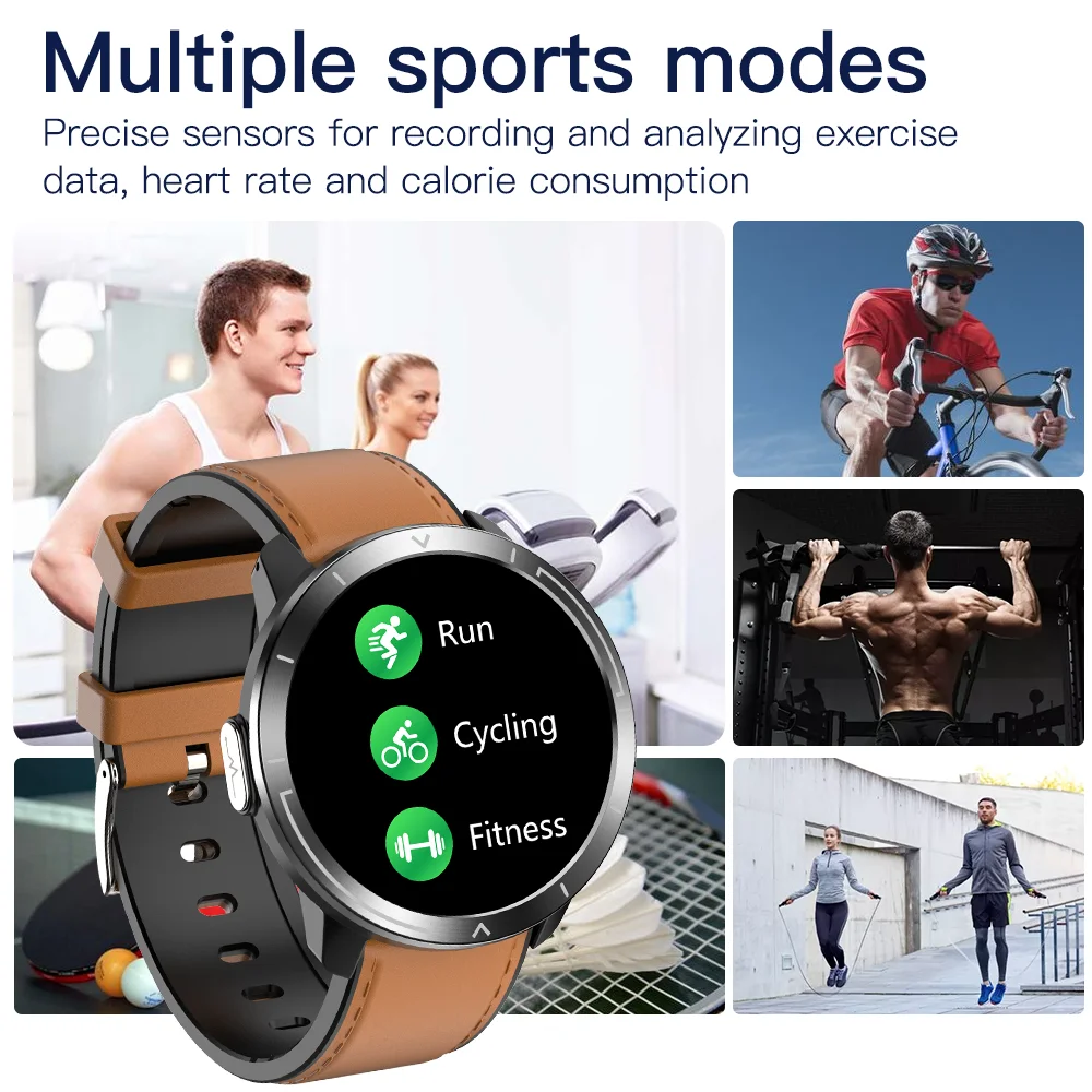 ecg ppg smart watch men 24h body temperature 1 3 oled screen smartwatch blood pressure oxygen heart rate monitoring bracelet free global shipping