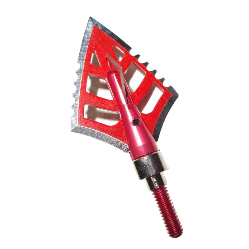 6/12 шт. 120 зернистые наконечники для стрельбы из лука 4 лезвия нержавеющей стали