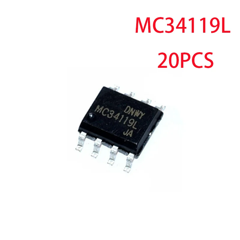 20 шт. Новый MC34119 SMD SOP8 прямой разъем DIP8 MC34119DR2G MC34119L 34119 MC34119P MC34119API маломощный аудио