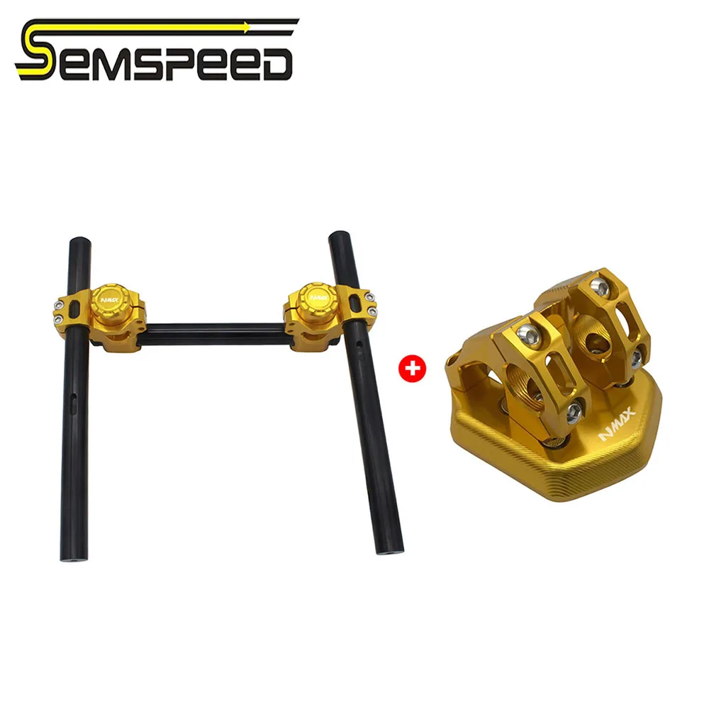 

SEMSPEED Motorcycle N-MAX155 28MM Handle Bar Fixed Handlebar Block Clamp Stable Balance Bracket For Yamaha NMAX155 NMAX125 150