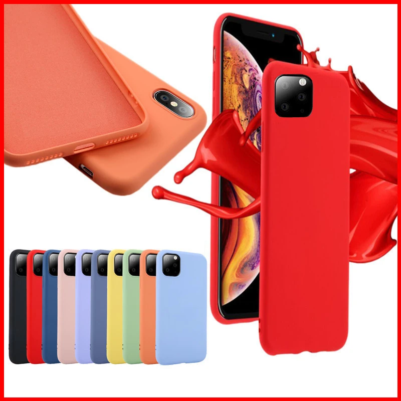 Силиконовый чехол для Apple iPhone 11 Pro Max 7 8 6 6S Plus XR X XS MAX|Бамперы| |