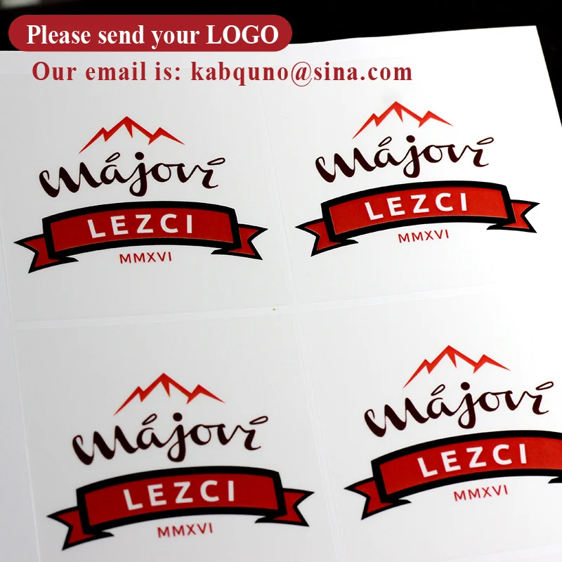 

100pcs Customize your logo, wedding sticker with your name and date, round shape, candy gift box label, transparent sticker