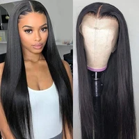puromi 13x1 6x1 middle part lace wigs brazilian non remy straight human hair wigs t lace part wig for black woman pre plucked