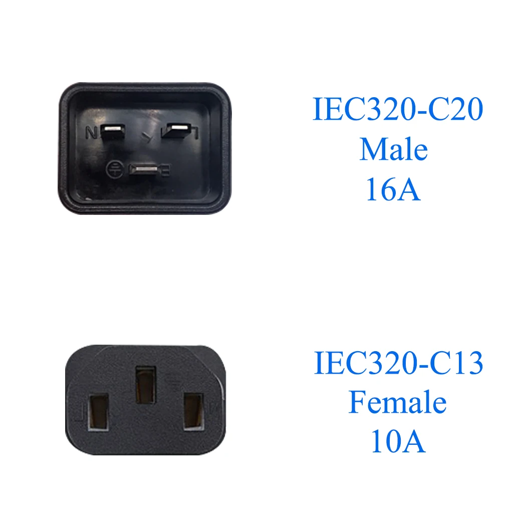 JORINDO 1.8M/5.9FT IEC320 C20 to C13 AC power cord 3 hole pin Power Extension Cable Used for PUD/UPS Server 10A/16A | Электроника