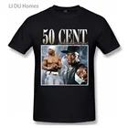 Винтажные 50 процентов футболка для мужчинЖенская обувь высокого качества из хлопка, летняя футболка с коротким рукавом и графикой футболка брендовая футболка подарок