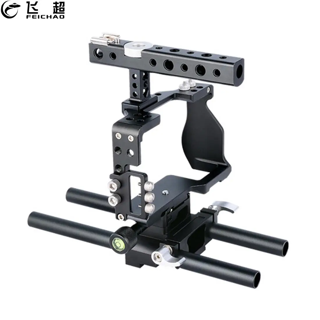 Держатель для видеокамеры с верхней ручкой + рельсовый Стержень Поддержка