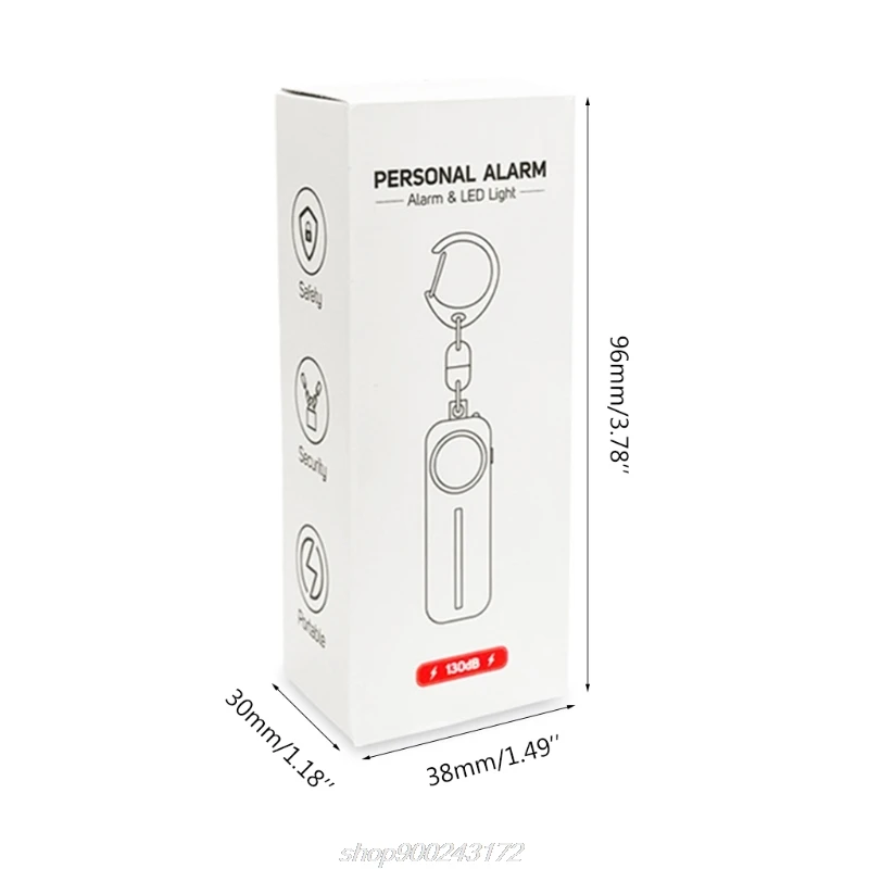 

Personal Security Safety Alarm Personal Safety Alarm Keychain Anti-Wolf Pen for Women Girl Children Kid Elderly J07 21 Dropship