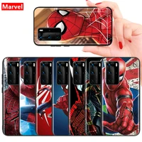 marvel avengers super hero spider man for huawei mate 10 20 x 5g 30 40 rs porsche design p smart s z lite pro plus phone case