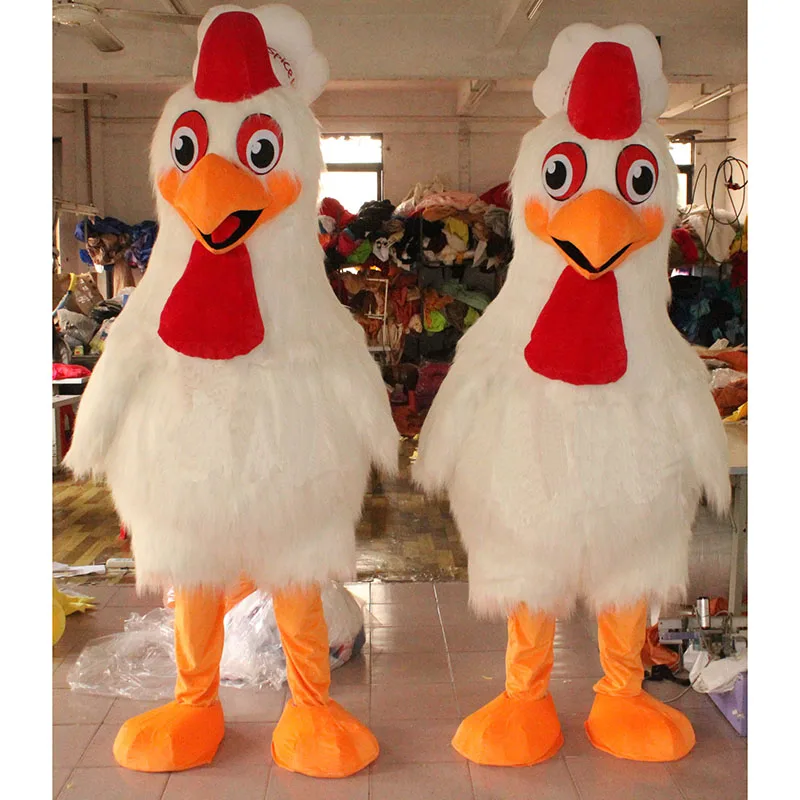 Костюмы для Хэллоуина в виде белого петуха искусственное платье вечерние