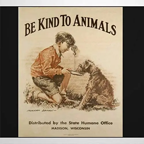 

Dog Plaque Be Kind to Animals Animal Custom Aluminum Metal Sign